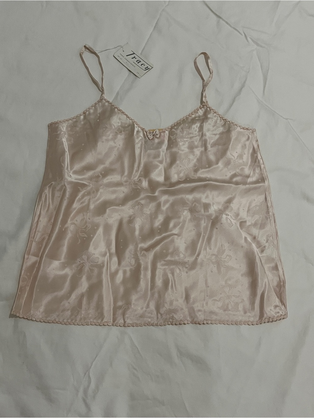 Tracy Silk Camisole Pale Blush Pink
